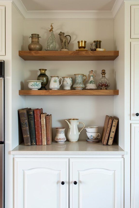 deliberate vintage groupings elevate spaces