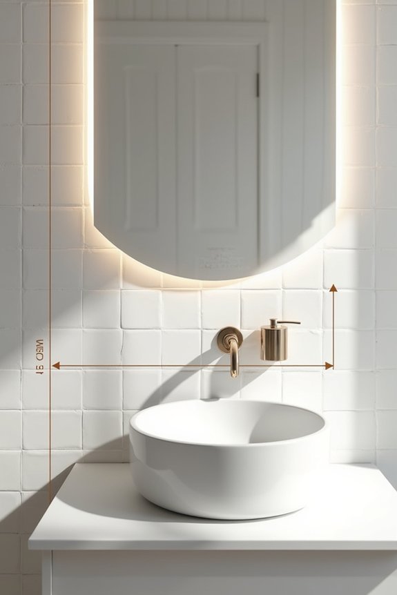 10 Tips for Optimal Bathroom Accessory Placement 8 dry run before drilling success