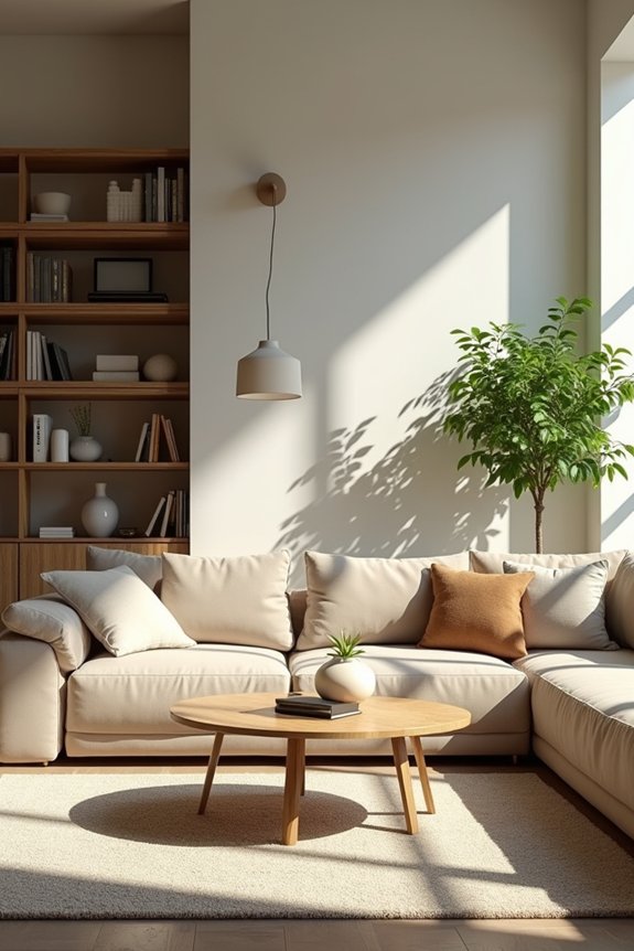 AI Tools to Decorate My Living Room 6 good lighting minimal glare clear dimensions
