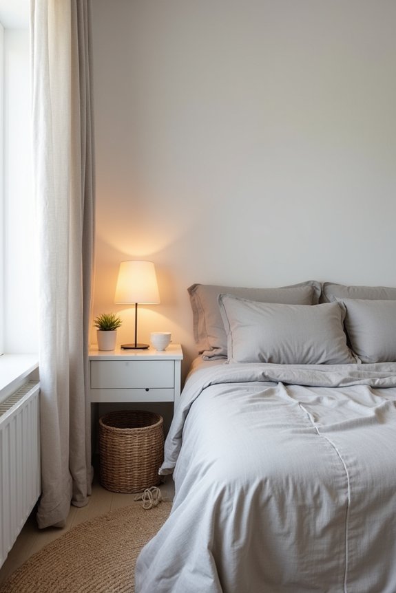 How Do You Decorate a Small Bedroom Without Clutter? 9 hidden drawers neutral storage vibe