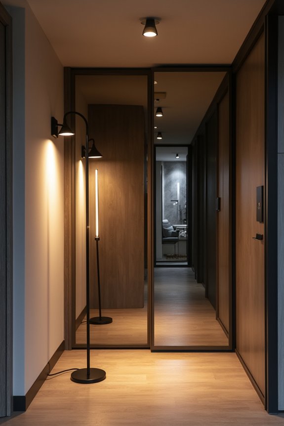 layered lighting brightens enlarges space
