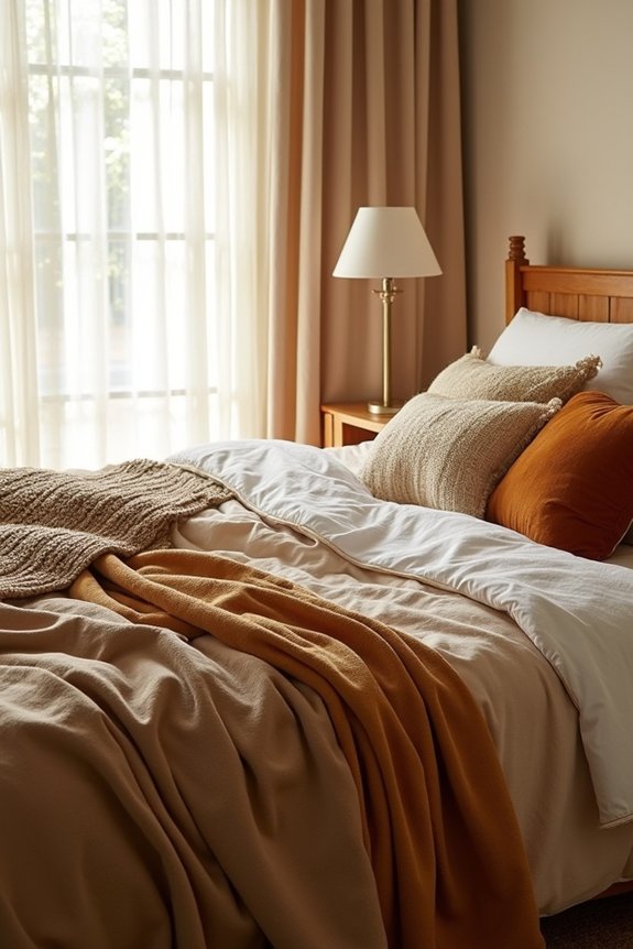 layered textures budget bedroom retreat