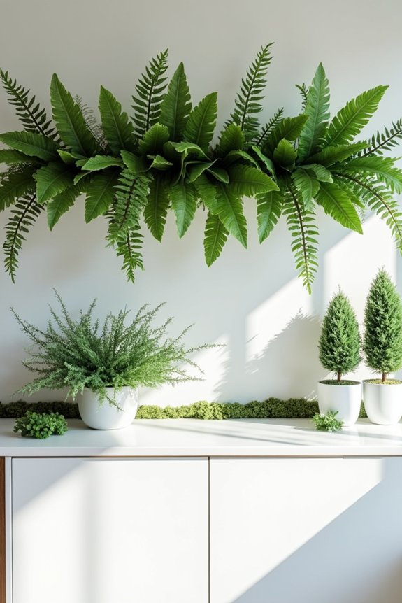 low maintenance faux greenery solution