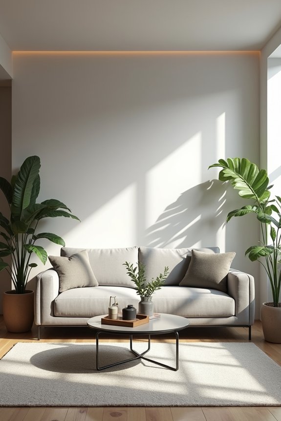 AI Tools to Decorate My Living Room 8 over smoothed textures harsh lighting