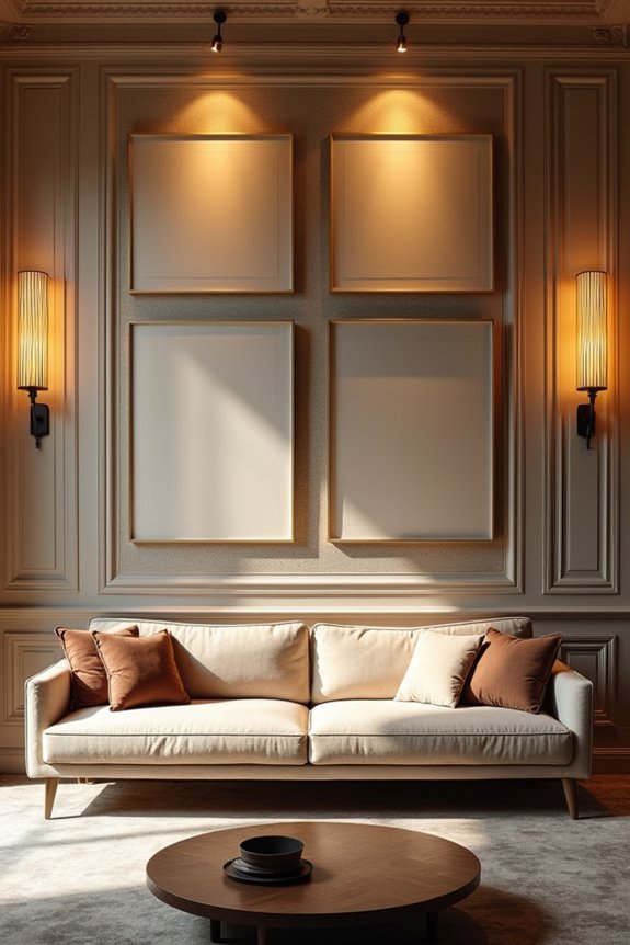 picture lights illuminate art effectively