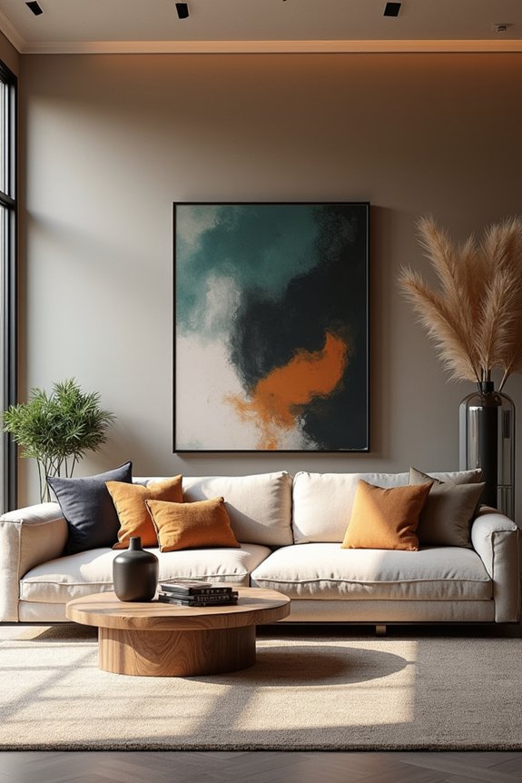 single bold focal point anchors design