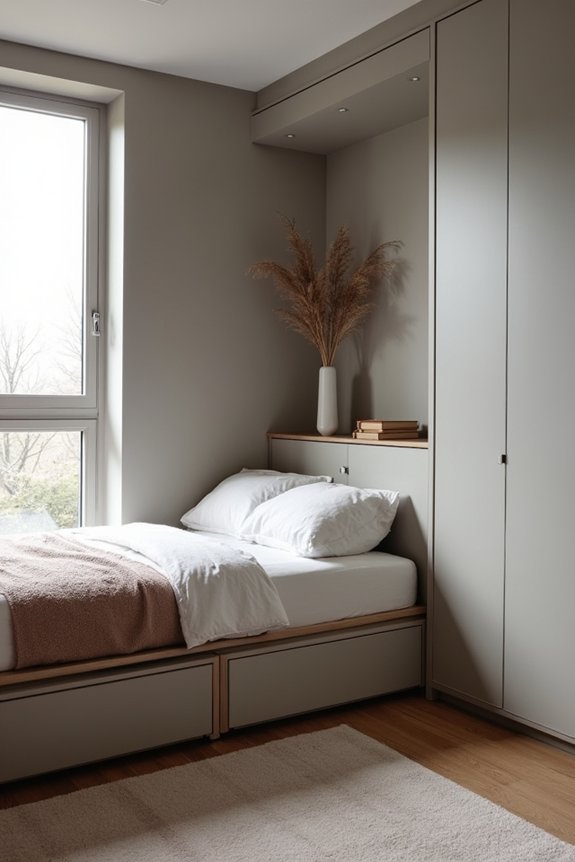 How Do You Decorate a Small Bedroom Without Clutter? 3 storage rich bed with hidden compartments