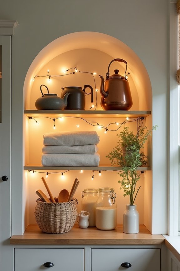 storing rarely used items neatly