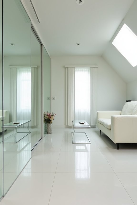 strategic mirror light perceived depth
