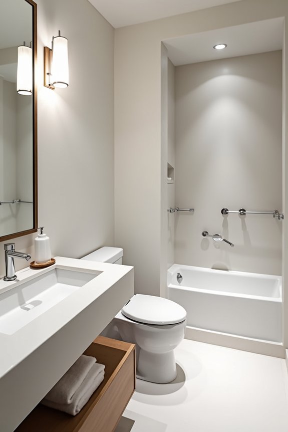 10 Tips for Optimal Bathroom Accessory Placement 2 toilet vanity shower zones