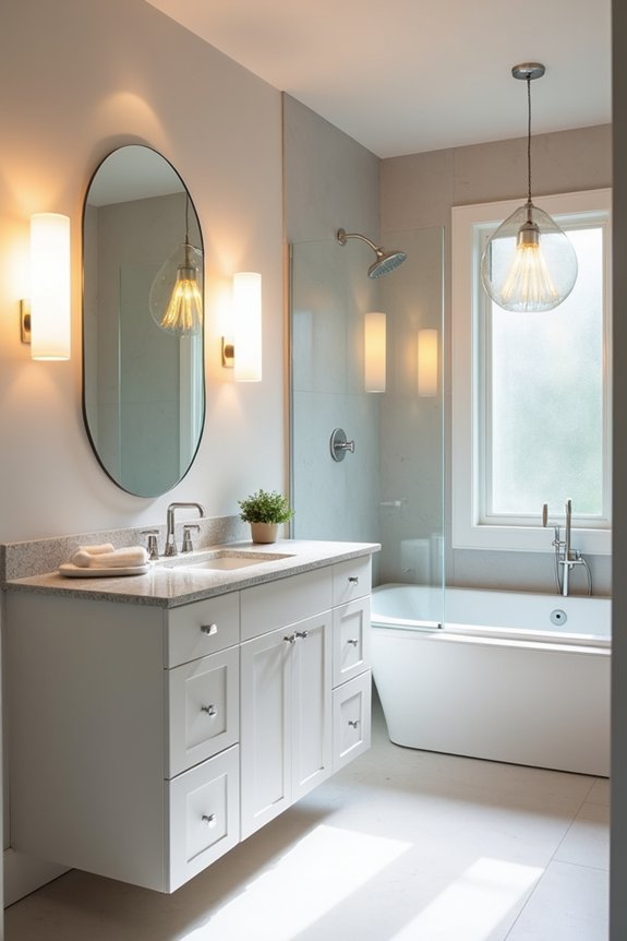 10 Simple Ways to Decorate My Bathroom 2 vanity lighting for flattering brilliance