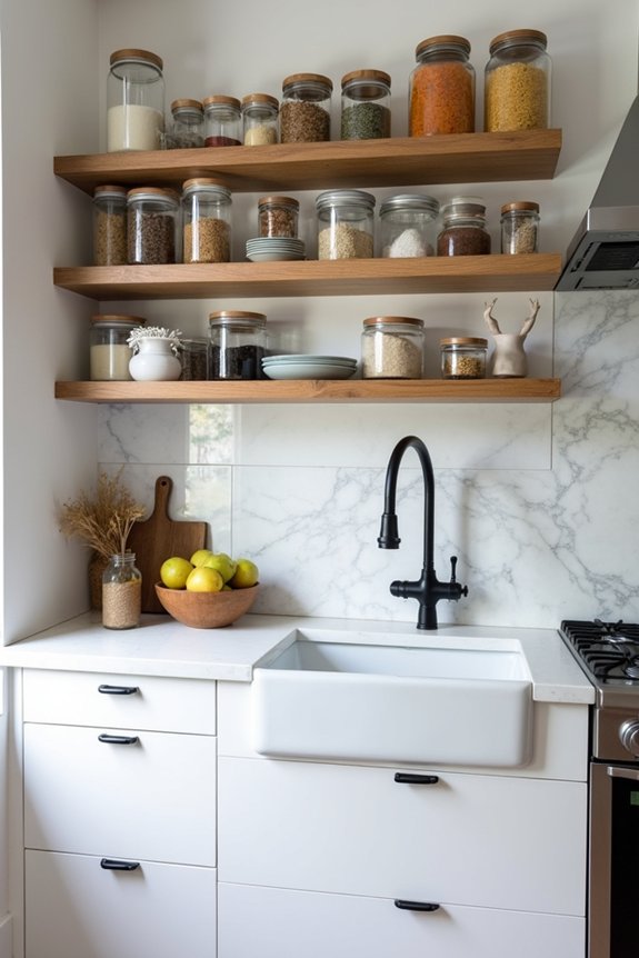 vertical wall storage transforms counters