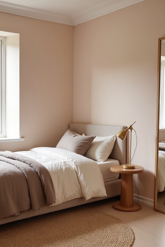 How Do You Decorate a Small Bedroom Without Clutter? 13 warm neutrals calm spacious